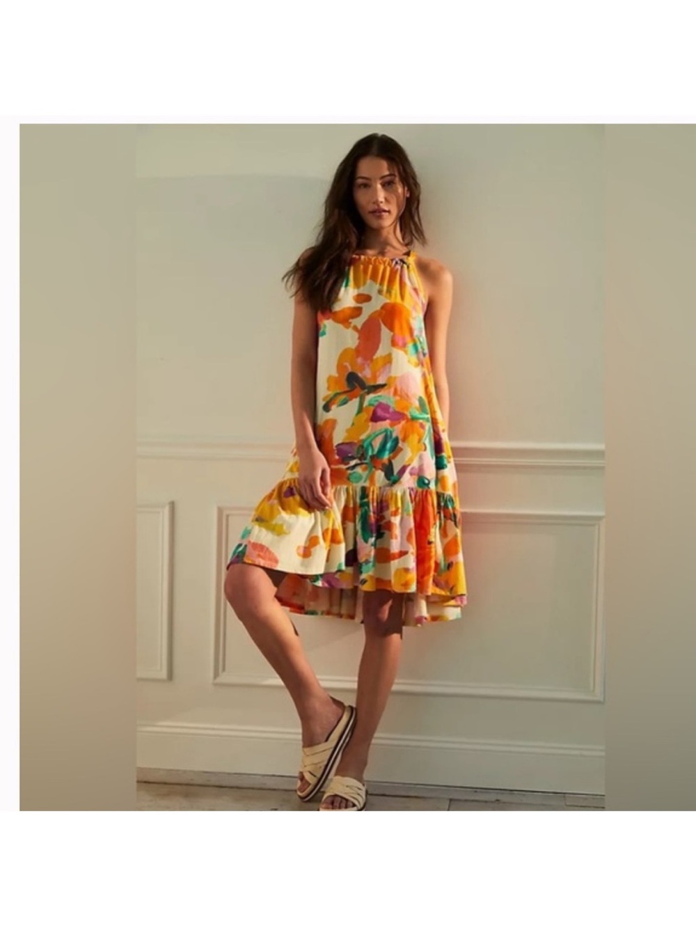 Daily Practice by Anthropologie Frida Cross back dress, Size XL